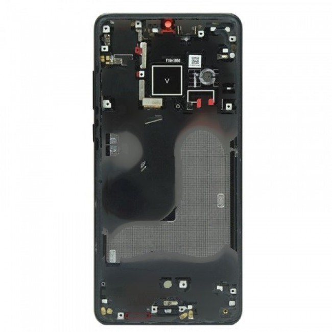 Screen Replacement with Frame for Huawei P30 Black