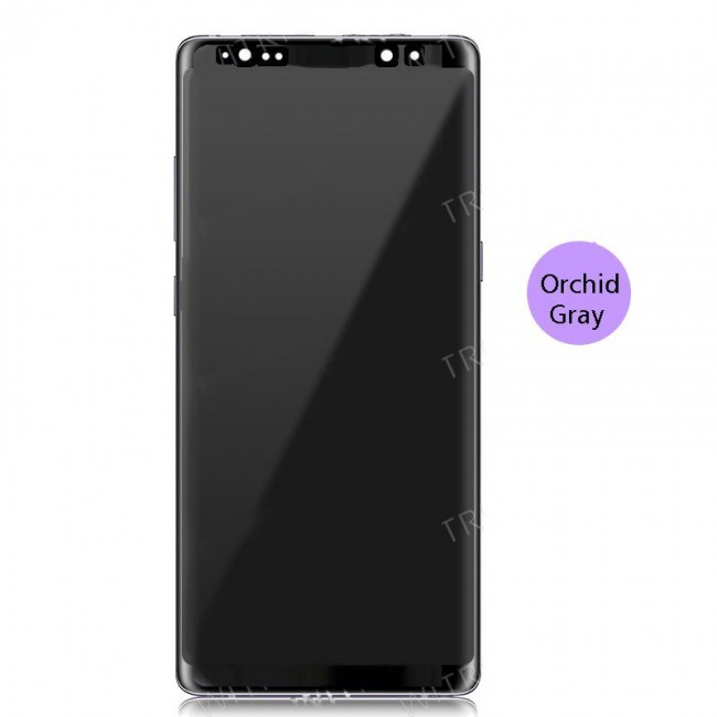 Screen Replacement with Frame for Samsung Galaxy Note 8 Orchid Gray