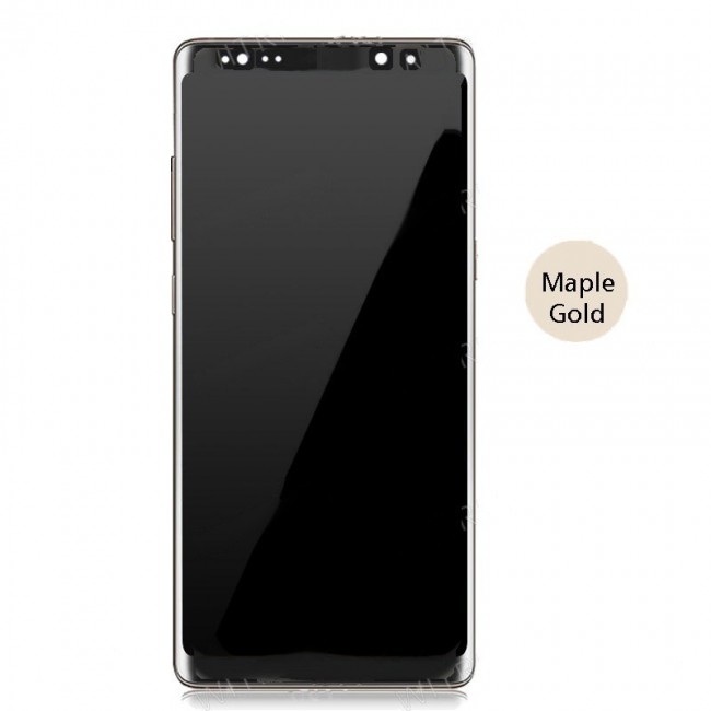 Screen Replacement with Frame for Samsung Galaxy Note 8 Maple Gold