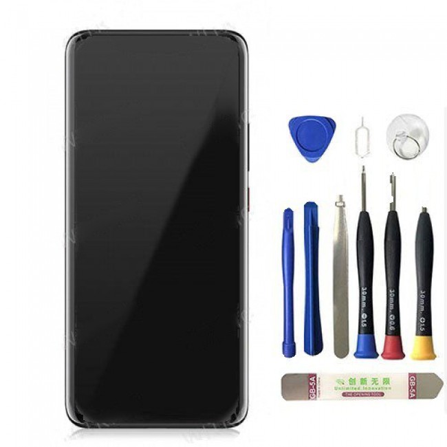 Screen Replacement with Frame for Huawei Mate 20 Pro Black