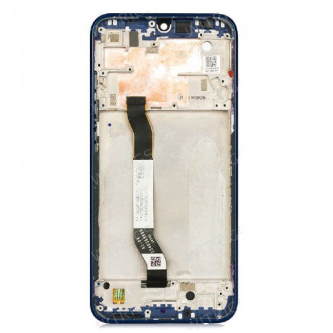 Screen Replacement with Frame for Xiaomi Redmi Note 8 Blue (Blue)