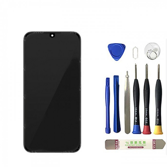 Screen Replacement with Frame for Xiaomi Redmi Note 8 Black (Black)