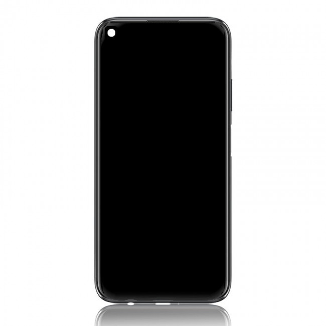 Screen Replacement with Frame for Huawei P40 lite Black