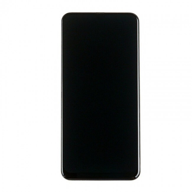 Screen Replacement with Frame for Samsung Galaxy A50s Black (With frame)