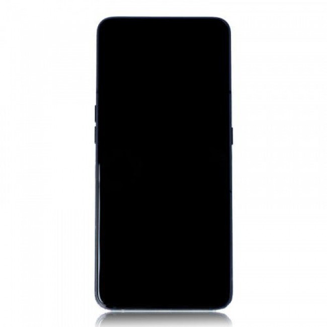 Screen Replacement with Frame for Samsung Galaxy A80 Black