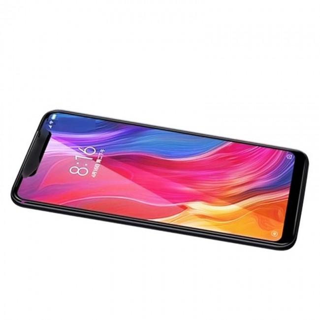 Full Tempered Glass Screen Protector for Xiaomi Mi 8 Black (Black)