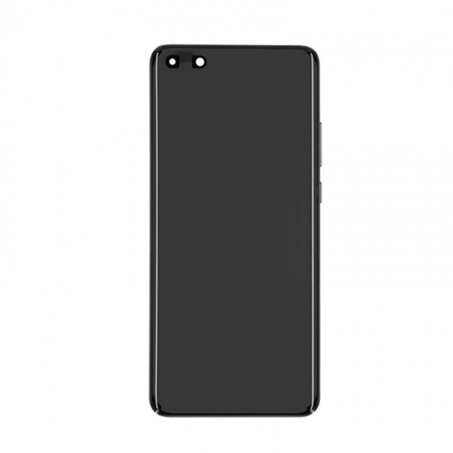 Screen Replacement with Frame for Huawei P40 Pro Silver