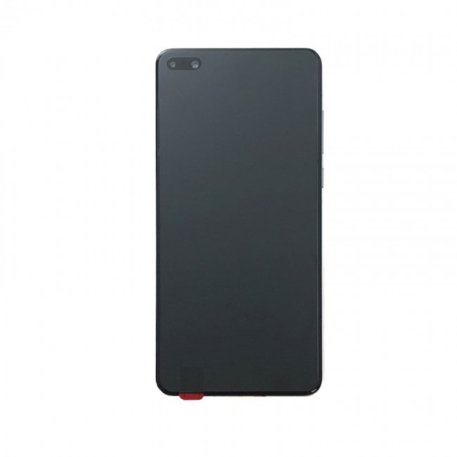 Screen Replacement with Frame for Huawei P40 Silver