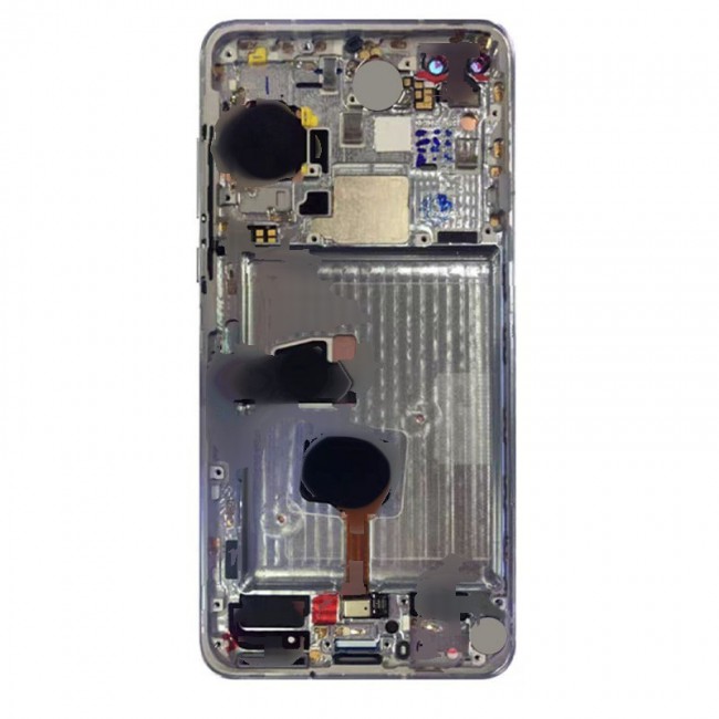 Screen Replacement with Frame for Huawei P40 Silver