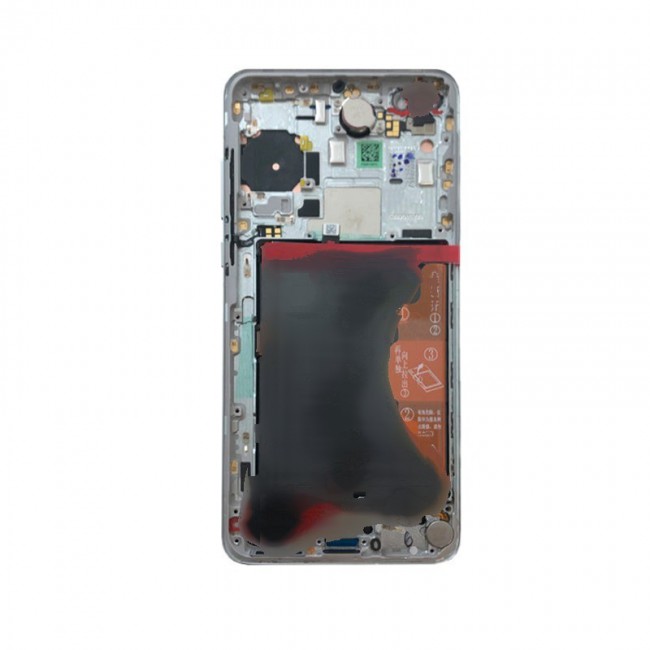 Screen Replacement with Frame for Huawei P40 Silver