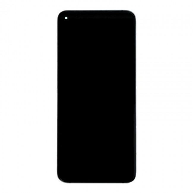 Screen Replacement with Frame for Xiaomi Mi 10T Pro 5G Silver (Silver)