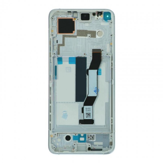 Screen Replacement with Frame for Xiaomi Mi 10T Pro 5G Silver (Silver)
