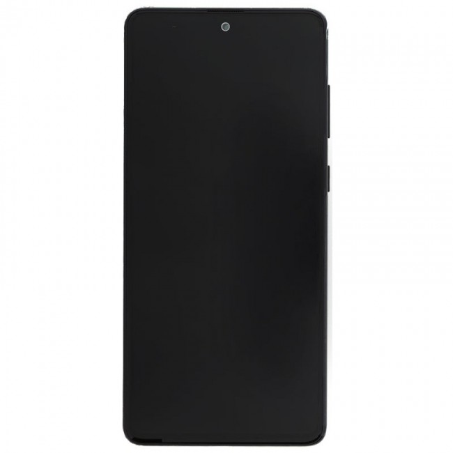 Screen Replacement with Frame for Samsung Galaxy Note 10 Lite Silver
