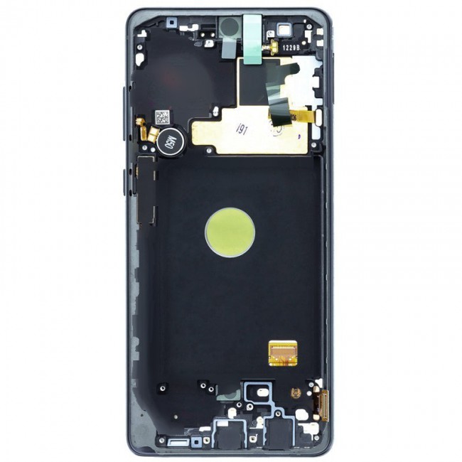 Screen Replacement with Frame for Samsung Galaxy Note 10 Lite Silver