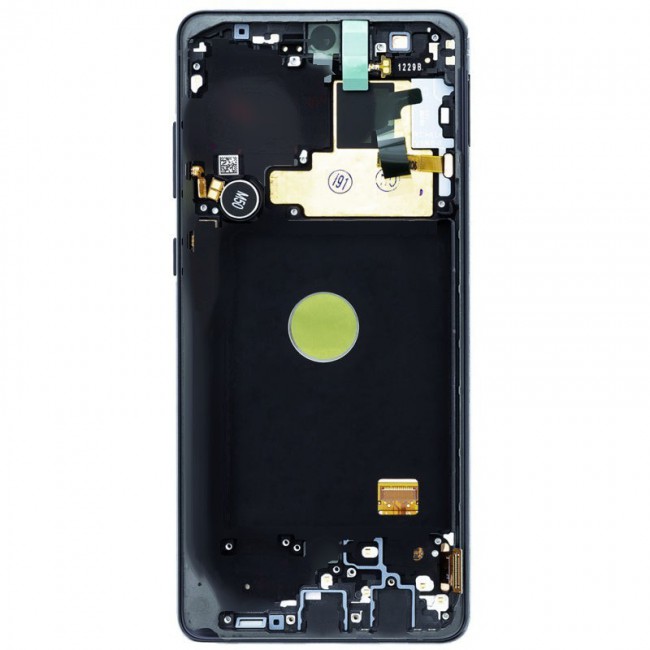 Screen Replacement with Frame for Samsung Galaxy Note 10 Lite Black