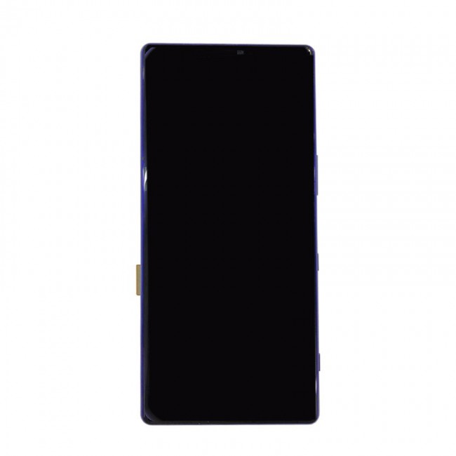 Screen Replacement with Frame for Sony Xperia 1 Purple