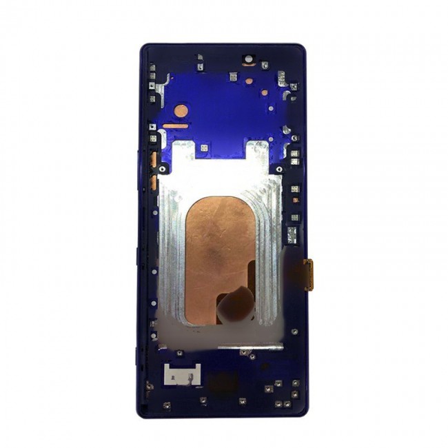 Screen Replacement with Frame for Sony Xperia 1 Purple