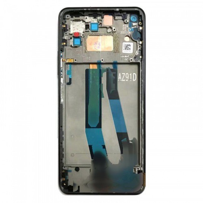 Screen Replacement with Frame for Xiaomi Mi 11 Lite Black (Black)