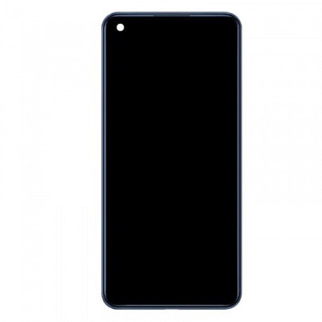 Screen Replacement with Frame for Xiaomi Mi 11 Lite Blue (Blue)