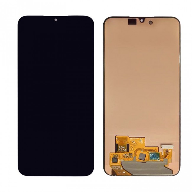 LCD Screen Replacement for Samsung Galaxy A34 (Original screen with frame)