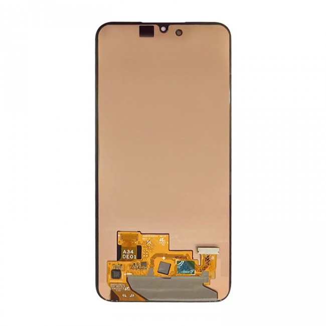 LCD Screen Replacement for Samsung Galaxy A34 (Original screen with frame)