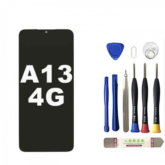 Lcd Screen Replacement with Frame for Samsung Galaxy A13 4G (Original screen with frame)