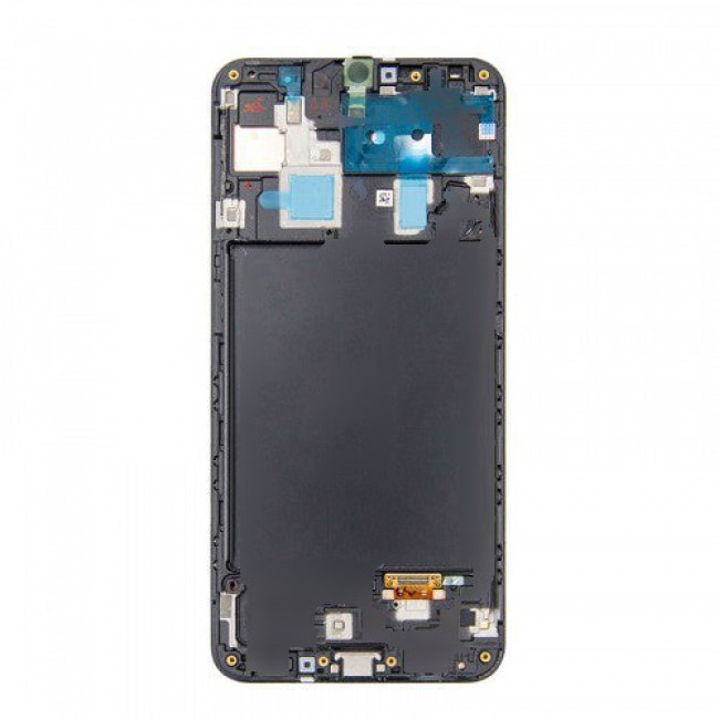Screen Replacement with Frame for Samsung Galaxy A50 Black (Without frame)