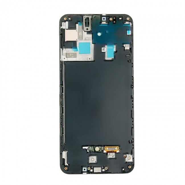 Screen Replacement with Frame for Samsung Galaxy A50s Black (Without frame)
