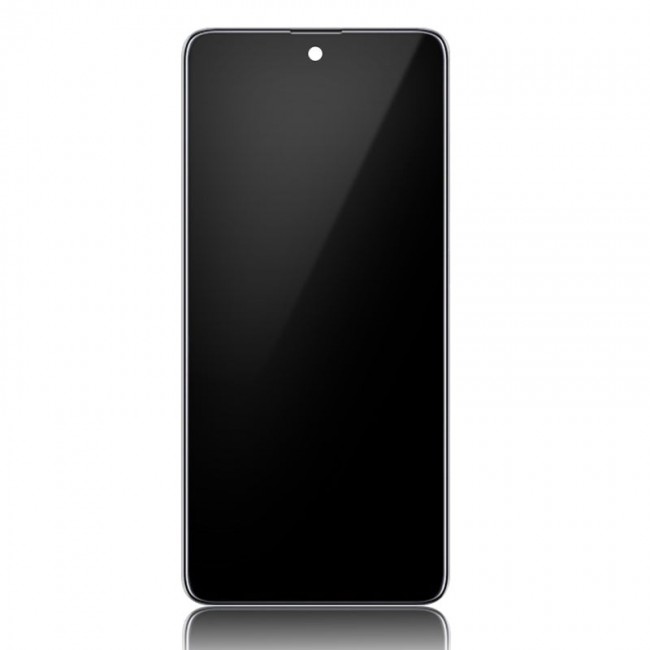Screen Replacement with Frame for Samsung Galaxy A51 Black (5G)