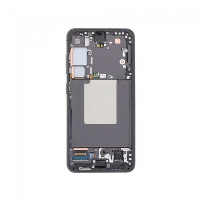 Screen Replacement with Frame for Samsung Galaxy S24 European Version (Sliver)