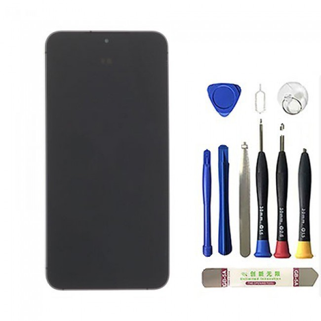 Screen Replacement with Frame for Samsung Galaxy S24 European Version (Purple)