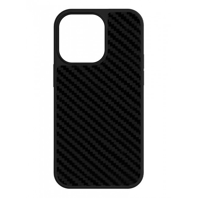 iPhone 14 Pro Case Genuine Carbon Fiber Case Ultra Slim Shockproof Back Cover Black