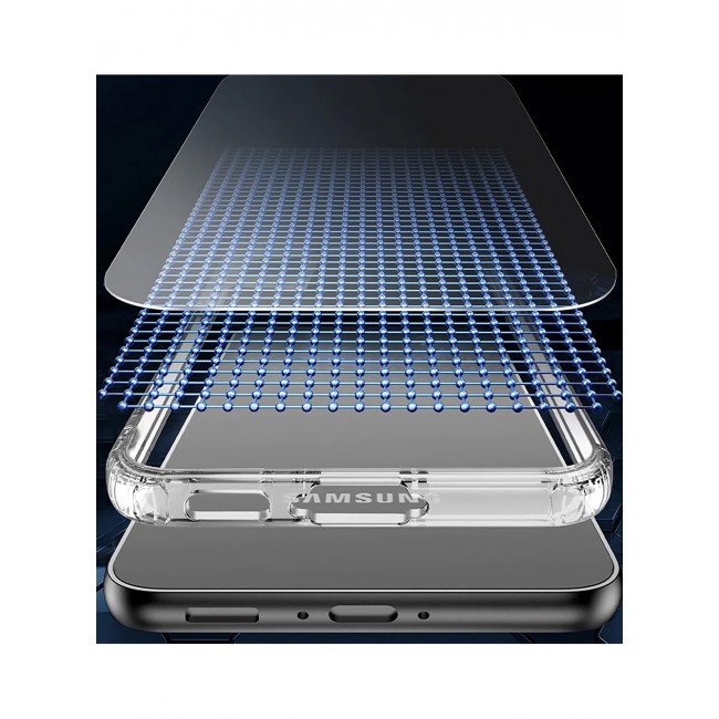 Samsung Galaxy S23 Plus Clear Case Shockproof Slim Anti-Yellow Hybid Hard PC+ TPU Cover Metal Camera Lens Frame