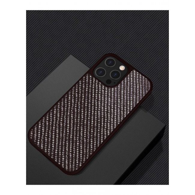iPhone 14 Pro Case Genuine Carbon Fiber Case Ultra Slim Shockproof Back Cover Brown