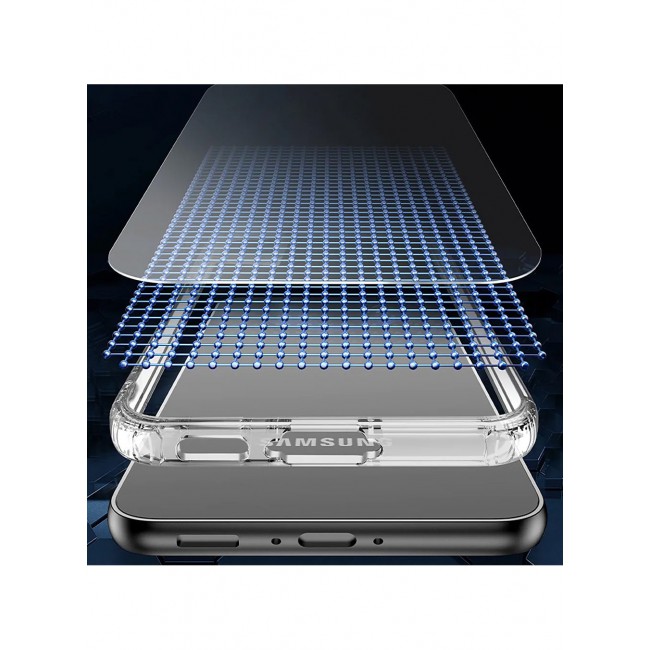 Samsung Galaxy S23 Plus Clear Case Shockproof Slim Anti-Yellow Hybid Hard PC+ TPU Cover Metal Camera Lens Frame
