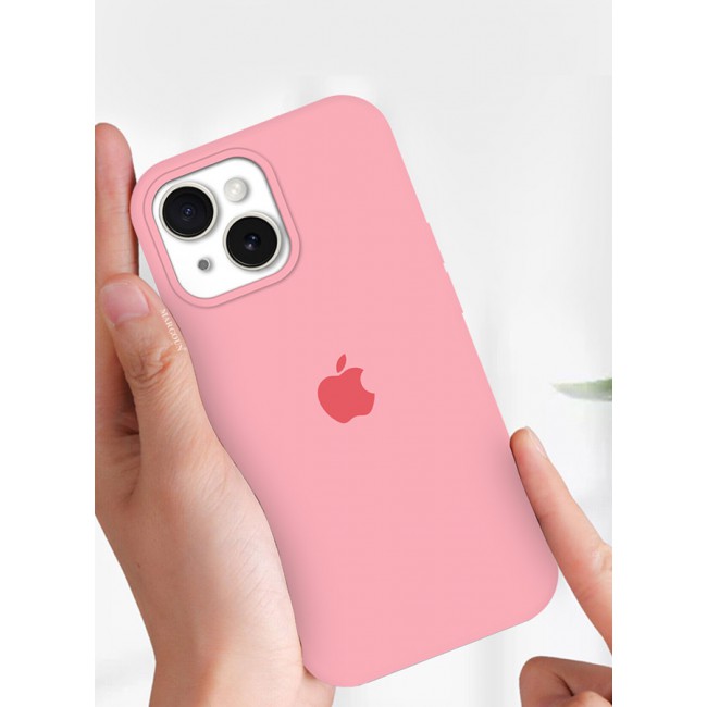 MARGOUN iPhone 15 Case Silicone Case Cover Durable and Anti Scratch Back Cover Pink