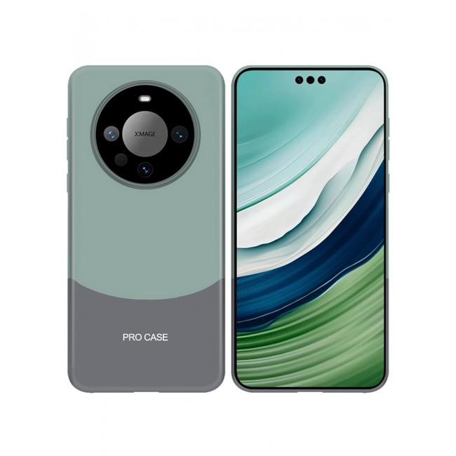 MARGOUN Huawei Mate 60 Pro Case Camera Full Cover Protector Shockproof Hard Case Cover Luxury and Fashionable Design Case Green