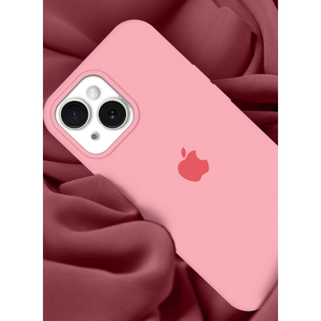 MARGOUN iPhone 15 Case Silicone Case Cover Durable and Anti Scratch Back Cover Pink