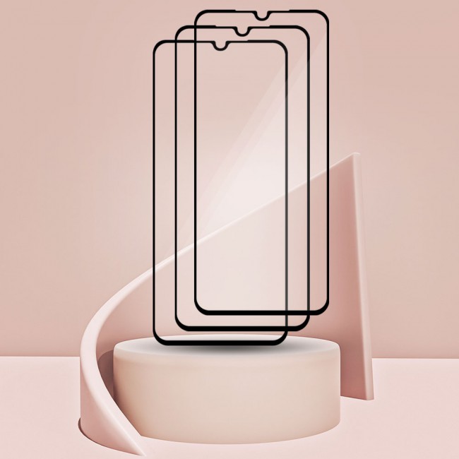CATANES 3 Pack for Xiaomi Redmi 12C Mobile PHones Screen Protector 3D Tempered Glass Protective Film
