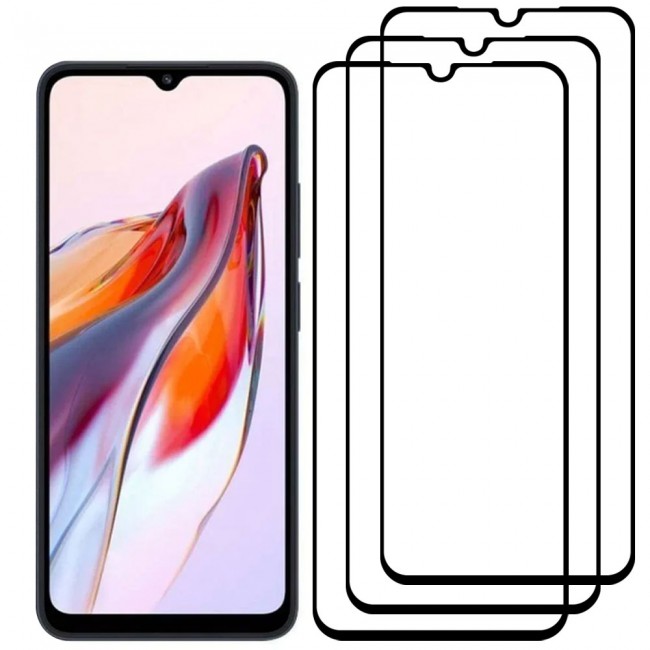 CATANES 3 Pack for Xiaomi Redmi 12C Mobile PHones Screen Protector 3D Tempered Glass Protective Film